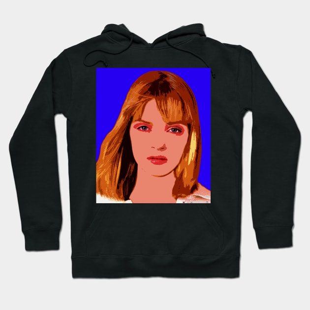 uma thurman Hoodie by oryan80